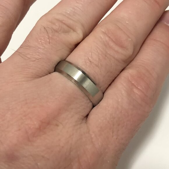 Silver Tone Ring, Size 11 - Picture 4 of 4